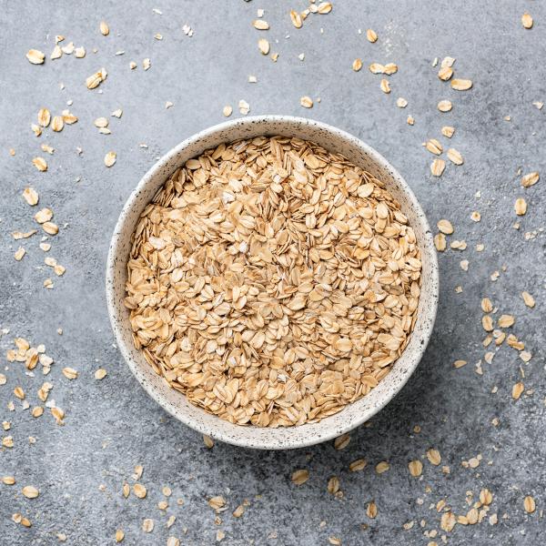 Bowl of Glanbia gluten free oats